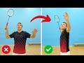 5 common beginner badminton mistakes