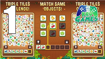 Tile Triple 3D - Match Master & Puzzle Brain Game Gameplay Walkthrough #1 (Android, IOS)