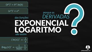 Por que as derivadas de Exponencial e Logaritmo são assim !