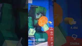 When Zombie Girl Plays Squid Game Dalgona Candy - minecraft animation#shorts
