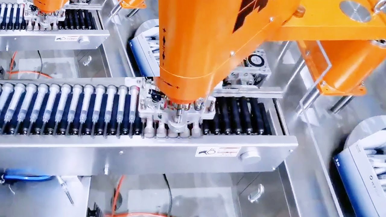 Syringes labeling prefolding boxes cartoning line with weight check system, customized cartoner