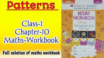 Patterns Class‐1 Chapter‐10 Maths‐Workbook fully solved exercise @NCERTTHEMIND