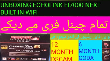 Unboxing Echolink Ei7000 Next Full Review || Review Echolink || Free Channel || Price $$