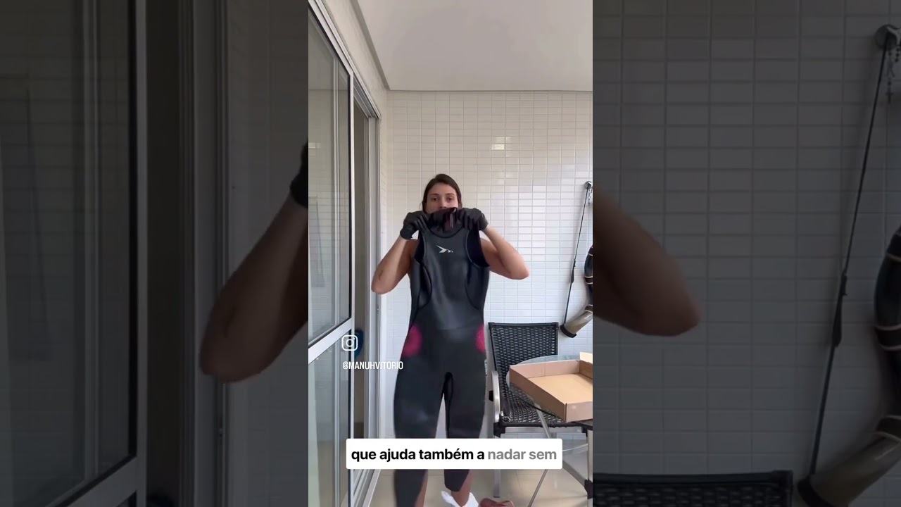 Wetsuit velox 3.2mm da Tri Motion #nata&ccedil;&atilde;o #triatlhon #aguasabertas