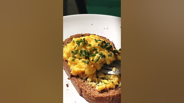 Easy Scrambled Eggs For Students