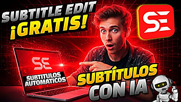 CÓMO Generar SUBTÍTULOS Con IA GRATIS | Crea SUBTITULOS SRT Para Tus VIDEOS Con SUBTITLE EDIT 