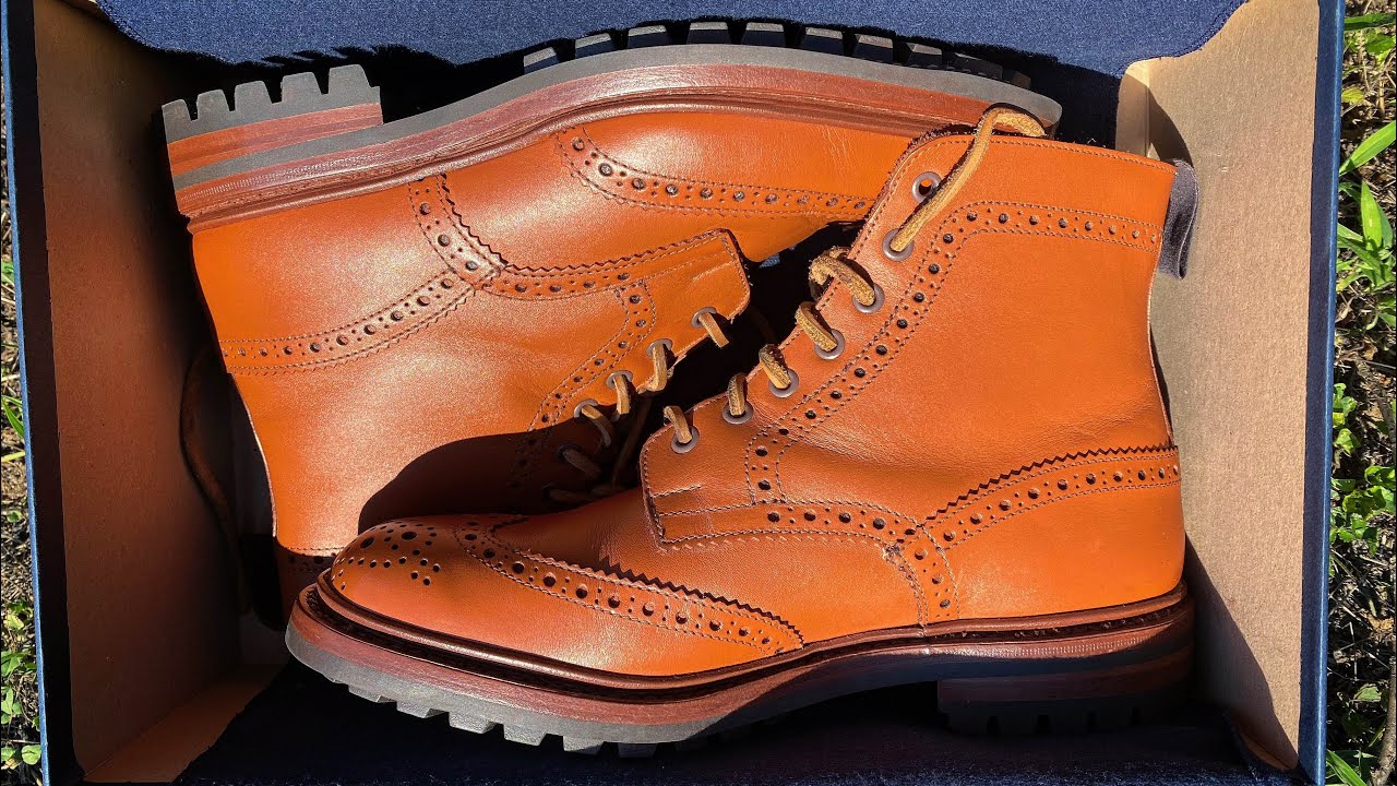 Tricker's Stow Boots: Acorn Antique - YouTube