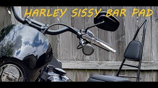 Drag Specialties Sissy Bar Pad - Harley Low Rider S