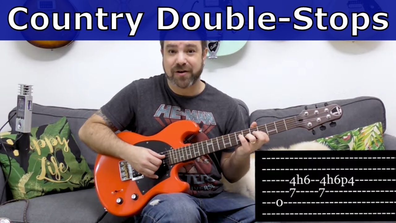 How to Play Breathtaking Country DoubleStops Guitar Lesson YouTube