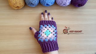 كروشيه جوانتي مربع الجراني (الجزء الأول )_ طريقة عمل مربع الجراني _ how to make granny square