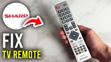 How To Fix Sharp TV Remote Control Not Working - Step By Step