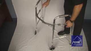 MOBB Folding Aluminum Walker With Pin Release