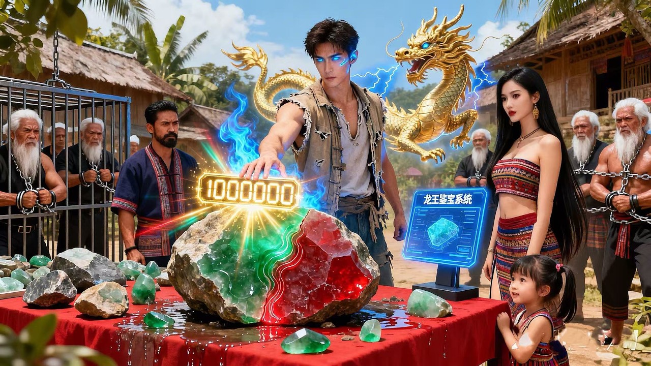 【全集】生死賭約！窮小子怒賭富二代，輸家自斷一臂還要送出女友！怎料窮小夥廢石中竟切出雙料頂級翡翠，價值破億！全場炸鍋，富二代當場崩潰求饒！#鉴宝   #男频  #废柴#大陆短剧#龍王