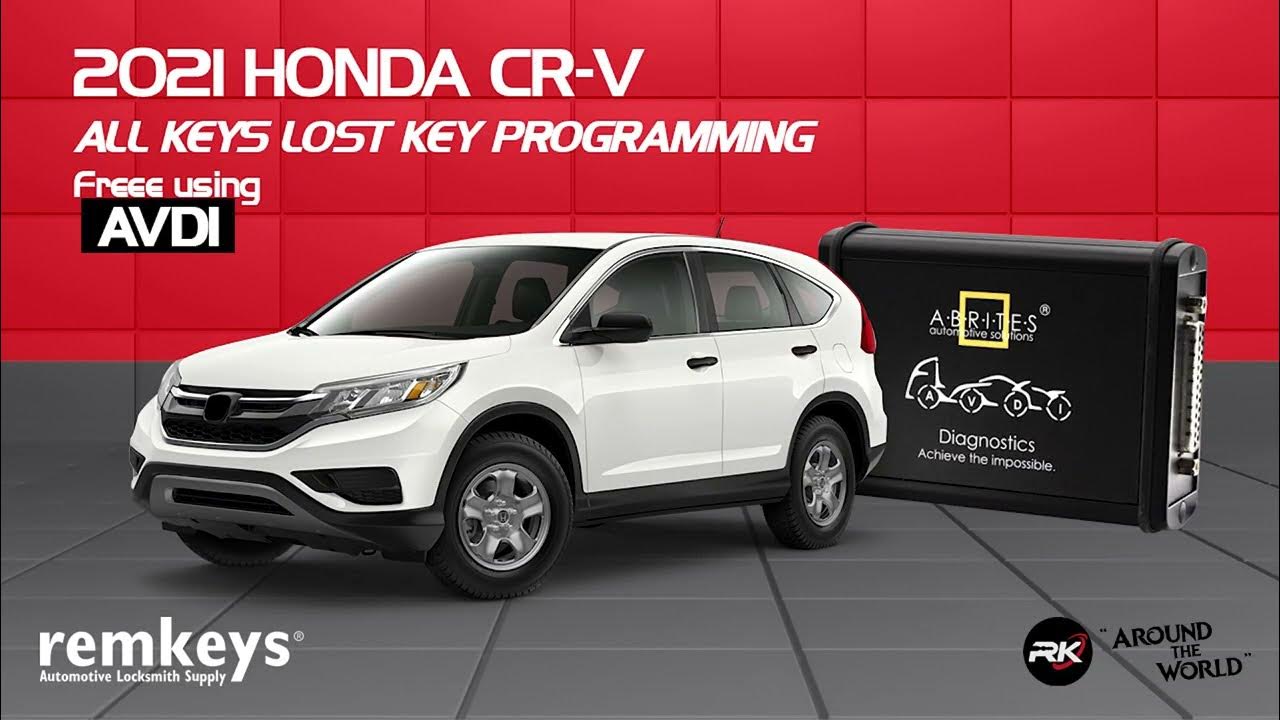 2021 Honda CR-V All Keys Lost Key Programming - FREE using AVDI