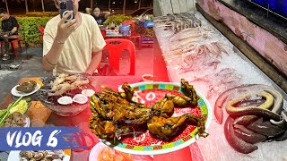 Пробуем жареную лягушку. Тайская уличная еда на ночном рынке. Тайланд 2023.