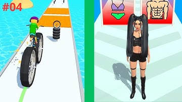 Build A Queen vs Big Bike #4 - All Level Gameplay Android,iOS