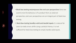 Why Blackbox testing needed part 2