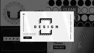 Monochrome Typography V2 DaVinci Resolve Templates