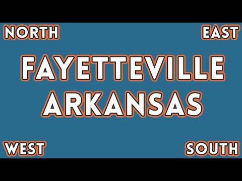 Official TOUR of Fayetteville, Arkansas.