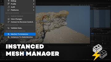 Static Mesh Instances Manager plugin for Unreal Engine 5