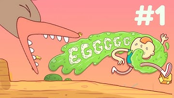Eggggg The Platform Puker Android/IOS Gameplay Part 1 || Level 1-5
