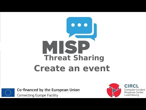 MISP Tutorial - Create an Event - Part1