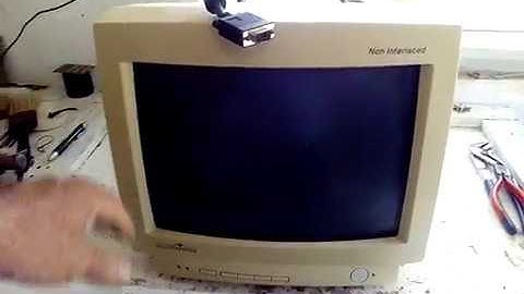 How to scrap a VGA computer monitor for copper and others precious metal