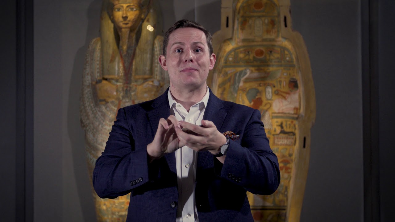 museums in london Ben Jackson in the Ancient Hall of Ancient Egypt