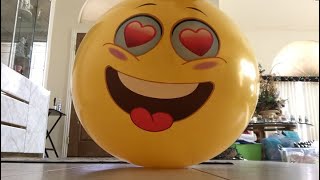 Me Bouncing On My Yellow Emoji Appleround Hopper Ball