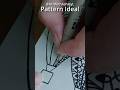 Zendoodle Pattern Idea #zenpatterns #zentangleinspiredart