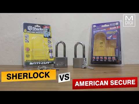 GEMBOK SHERLOK VS AMERICAN SECURE, Kira Kira Mana Nih Yang Lebih Recommended Untuk Keamanan I REVIEW