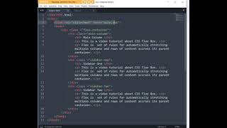 NwSSU, MSIT:HTML-CSS Flexbox Tutorial