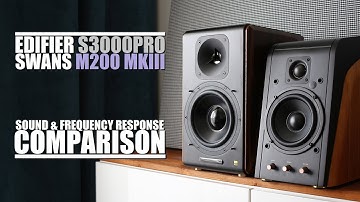 Edifier S3000Pro vs Swans M200 MKIII+  ||  Sound & Frequency Response Comparison