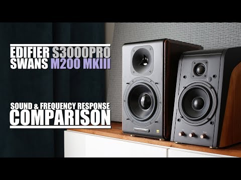 Edifier S3000Pro vs Swans M200 MKIII+  ||  Sound & Frequency Response Comparison