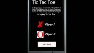 Tic Tac Toe - Windows Phone 7 Game screenshot 3