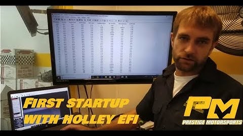Must watch video for first startup procedures with your Holley EFI