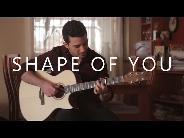 Shape Of You - Ed Sheeran (fingerstyle guitar cover by Peter Gergely) [WITH TABS] class=