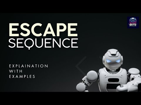 Understanding of Escape Sequence || Topic - 3.1.5 || Class 10 Computer Book || Chapter 3