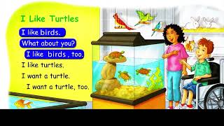 I Like Turtles (cats, birds, & rabbits) / Let's Go 1 4th Edition/ Unit 8
