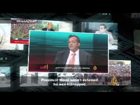 مقتطفات من برنامج المرصد.. الجزيرة المعتقلين 2014/2/23