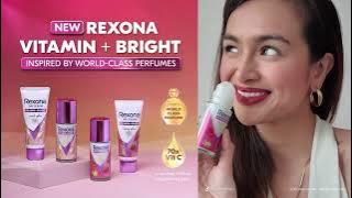 All-NEW Rexona Vitamin   Bright: Infused with 70x Vitamin C (vs. another Unilever Brightening deo)