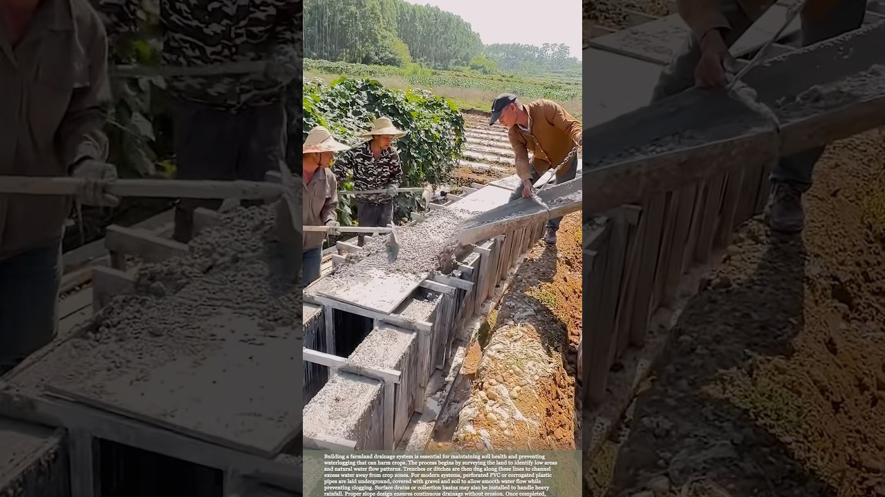 Efficient Farmland Drainage: Keep Crops Healthy and Soil Strong 