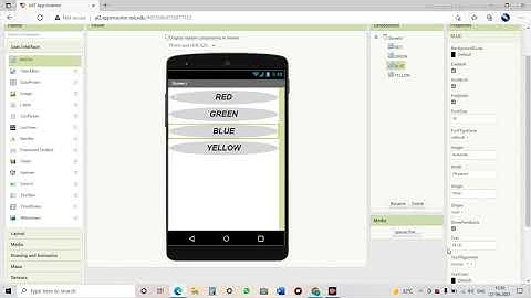 HOW TO CHANGE TEXT COLOUR ACCORDING TO THE BUTTON NAME IN MIT APP INVENTER//CODING WITH ADI//