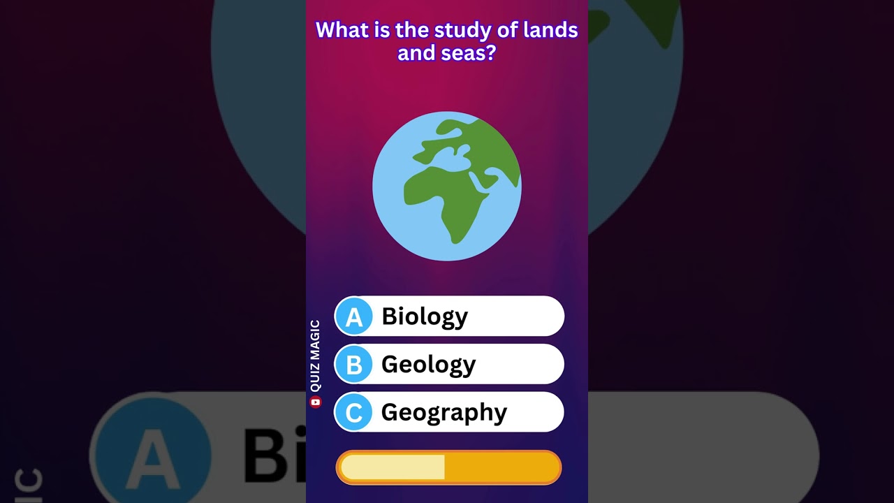 What is the study of lands and seas? VFSOC 