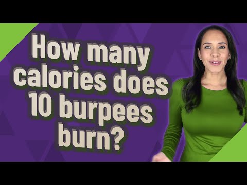How many calories does 10 burpees burn?