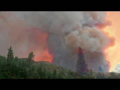 newspaper mockup EVACUATIONS ORDERED AS FERGUSON FIRE GETS CLOSER TO YOSEMITE NATIONAL PARK