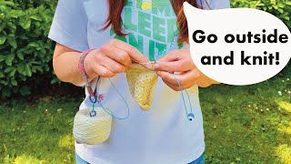 Improving my free yarn minder design for knitters
