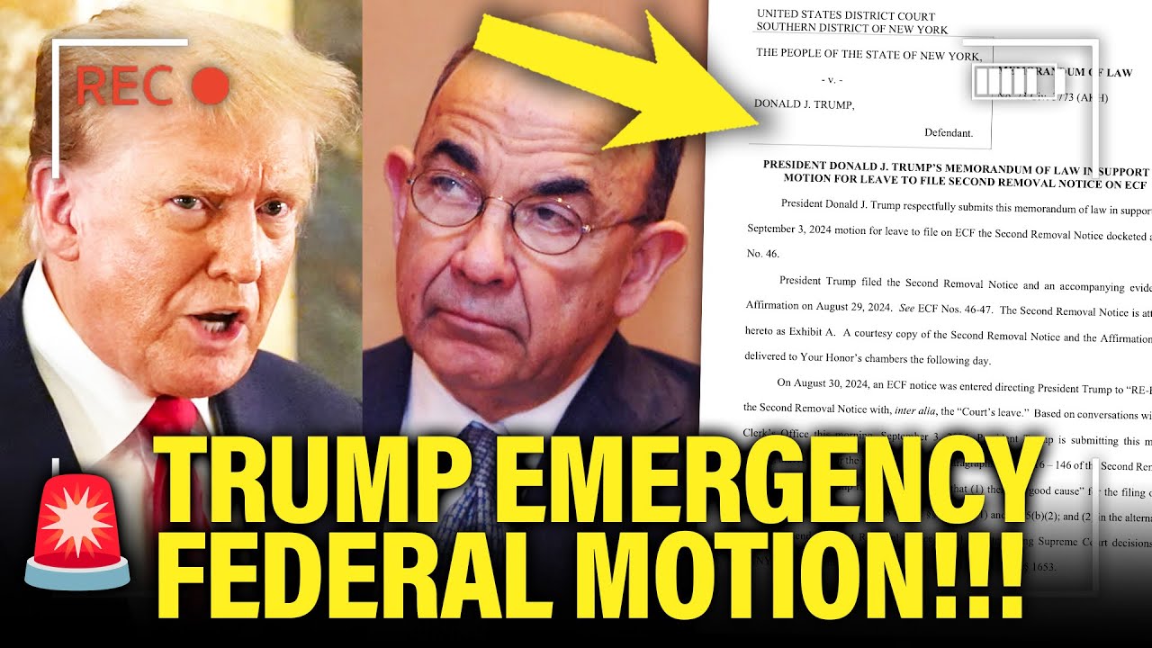 Trump Makes FEDERAL FILING after Judge’s SWIFT REJECTION