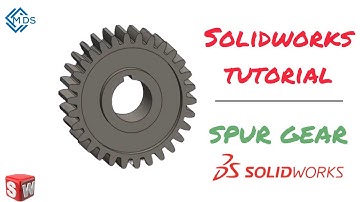 Design a Spur Gear in Solidworks | Solidworks Tutorial 2024 | MechDesign Studio