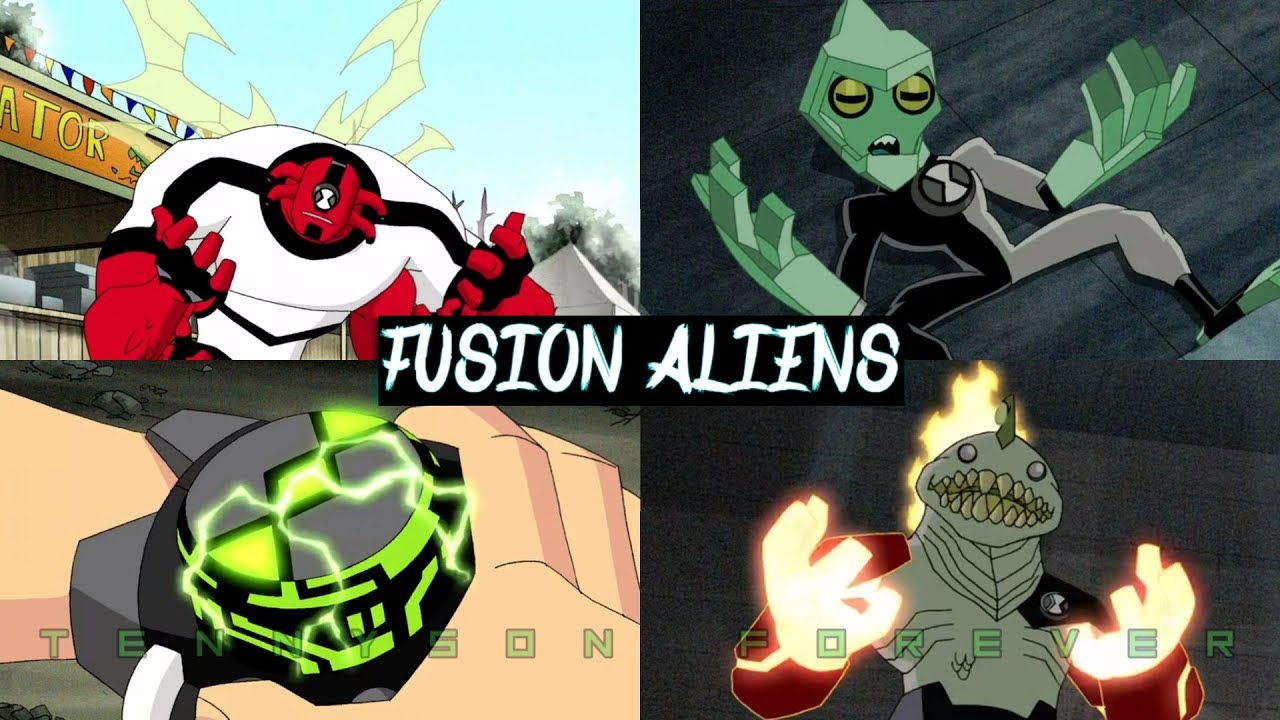 fusões dos aliens de ben 10 classico #ben10 #viraltiktok